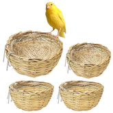 Nid en bambou VCEPJH pour cage, durable et sûr pour petits oiseaux.