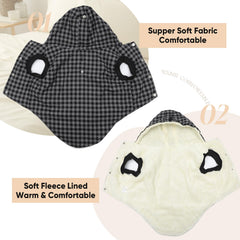Vecomfy capuche avec cordon de serrage, protection des oreilles en extérieur.