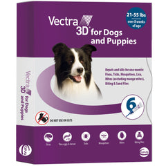 Vectra 3D pour chiens moyens – application anti-puces et moustiques efficace.