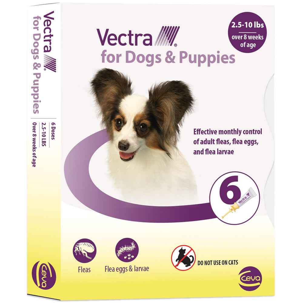 Vectra: flacon d'application pour petits chiens et chiots.