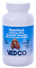 Vedco NutriVed Calcium Plus tablettes pour chiens, soutien calcique en croissance rapide