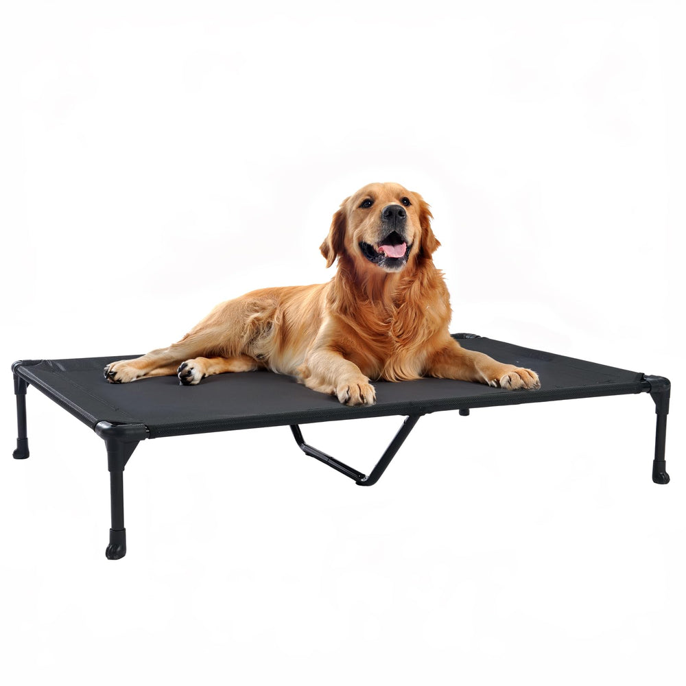 Lit chien surélevé Veehoo avec maille respirante pour une fraîcheur durable