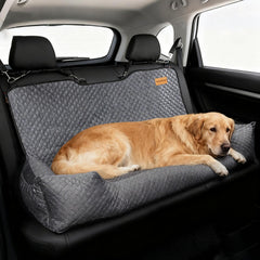 Velupet Zoom lit-chien-voiture-arriere: espace confortable et sécurité renforcée.