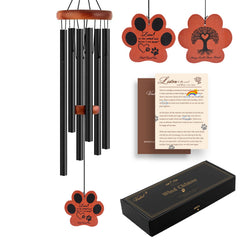Carillon VENBEEL chien 28 pouces, son apaisant et mémorial pour extérieur.