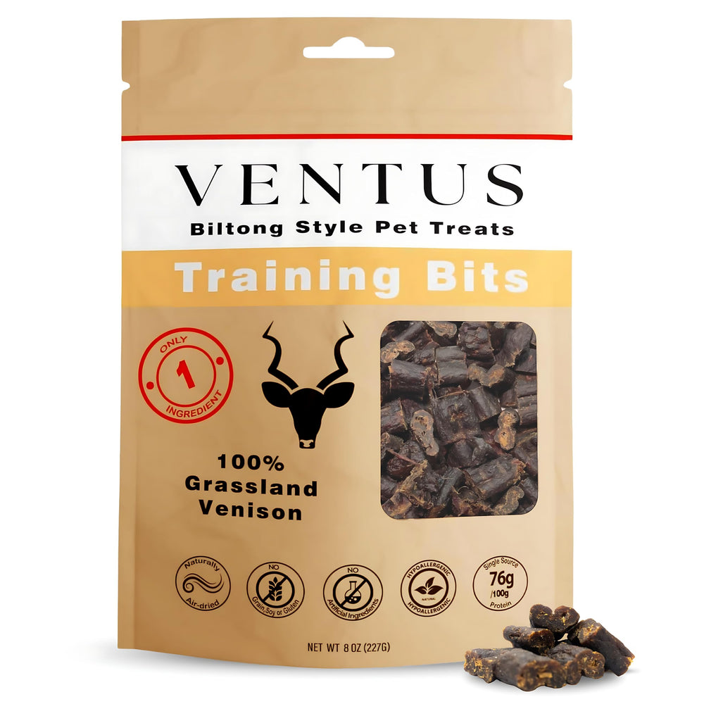 Ventus Friandises d'entraînement venaison cerf: récompense naturelle pour l’entraînement quotidien.