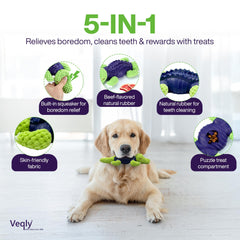 Veqly jouet sonore en peluche, divertissement durable et jeu interactif.