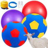 Balle chèvre rouge VercanMonth 22 po, idéal pour le jeu extérieur.