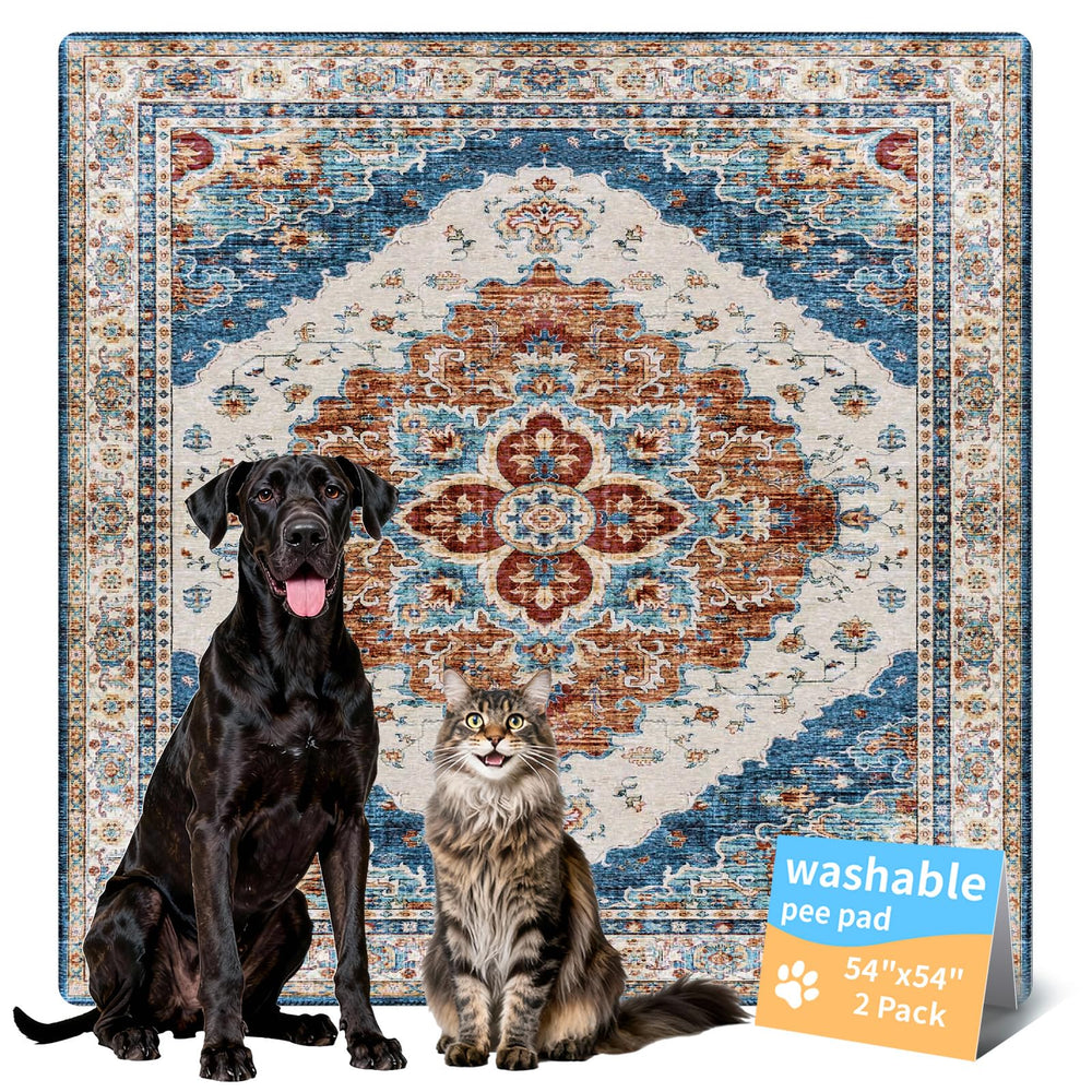Verdasun Tapis Pipi Lavables 54x54 Pack 2 pour apprentissage propre et durable.