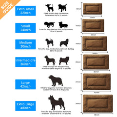 VERZEY lit pour chien – fond antiderapant assure la stabilité.