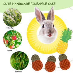 Jouet VESPRO pour lapin – gâteau calendula, texture naturelle pour grignoter