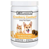 Vet Classics Cranberry Comfort – bouteille de gommes destinées au soutien urinaire des chiens et chats