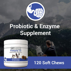 Vet Classics Protegrity EZ Probiotiques, bouchées pour chien, soutien digestif potentiel.
