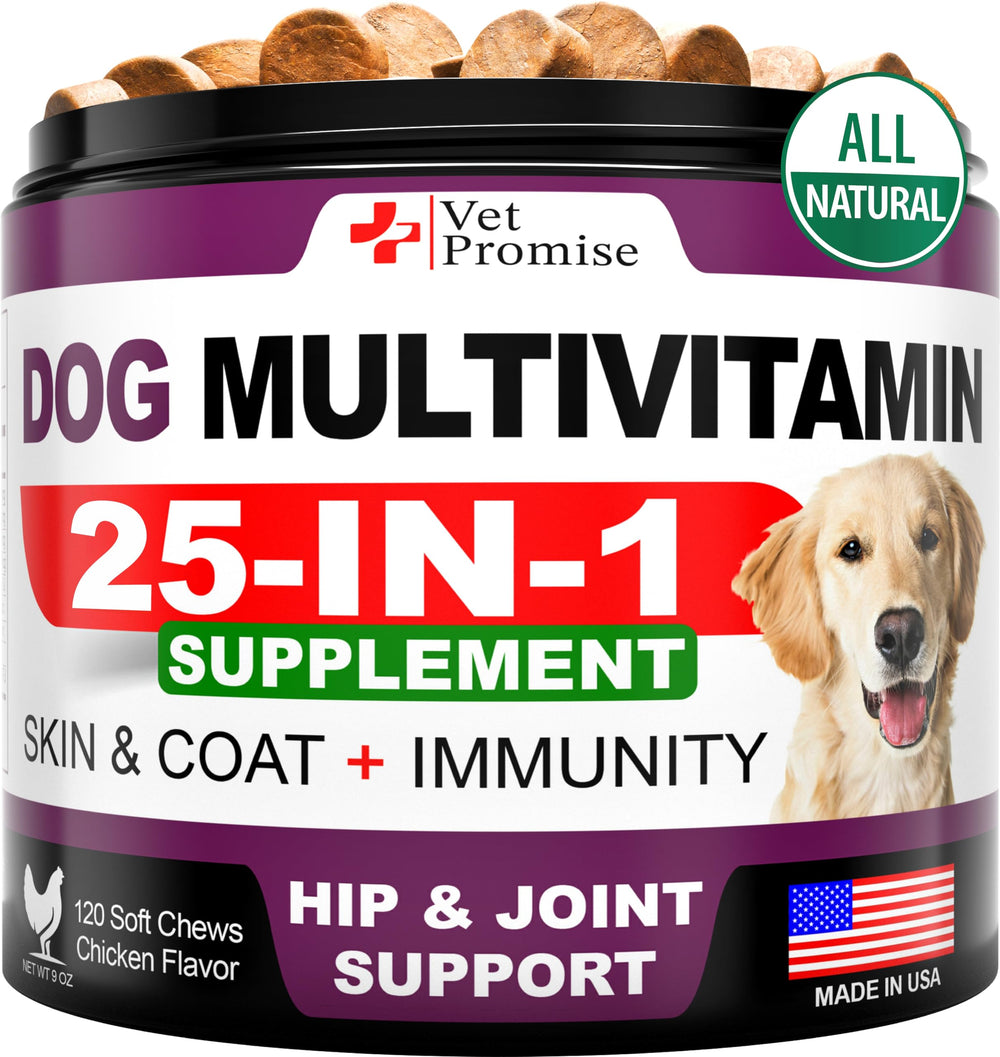 Vet Promise Chien Multivitamine Probiotiques : soutien digestif potentiel et bien-être