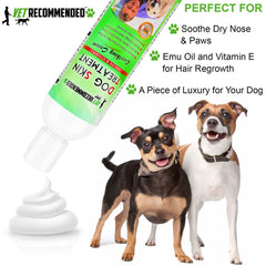 Vet Recommended Crème zones sèches chien – apaise les zones sèches et irritées.