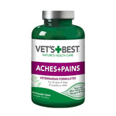 Vet’s Best Aches + Pains – bouteille de tablettes pour chiens actifs et articulations en soutien.