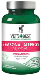 Vet’s Best allergies chiens comprimés à croquer pour confort possible de la peau