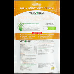 Glucosamine et chondroïtine présents dans Vet's Best pour articulations.