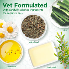 Vet's Best poudre douce après séchage — sensation légère et propreté durable.