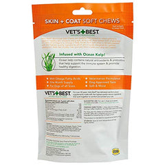 Vet's Best Skin & Coat Soft Chews, goût apprécié, simple à donner même aux chiens difficiles.