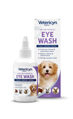 Lavage des yeux Vetericyn Plus pour chiens et chats, flacon prêt à l’emploi apaise irritations.