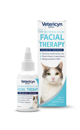 Vetericyn Plus Thérapie Feline — flacon prêt à appliquer sur le visage du chat