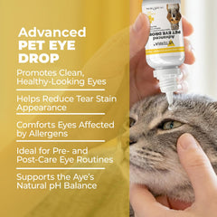 Application douce avec Veterra pour yeux sensibles des animaux.