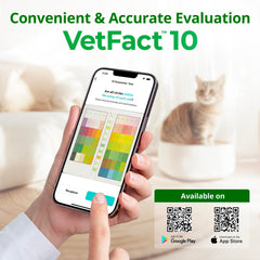 VetFact: l’application mobile analyse les résultats des bandelettes.