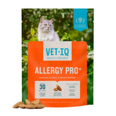 VetIQ Allergy Pro+ Traite chat croquant extérieur crème intérieure, confort durable.