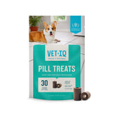 VetIQ friandises molles au poulet avec tube intégré pour pilules.