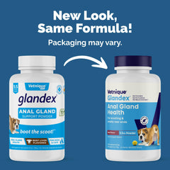 Vetnique Glandex, fibres digestives favorisant une digestion saine chez le chien.