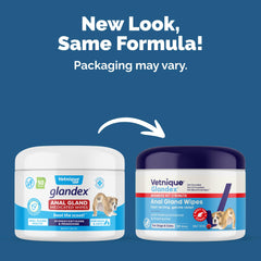 Vetnique Glandex lingettes medicamenteuses pour chats soulagent irritations