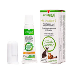 Vetoquinol Enzadent kit brosse-doigt facile pour chiens et chats