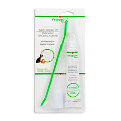 Vetoquinol Enzadent kit dentifrice enzymatique prêt à l’emploi pour chiens et chats.