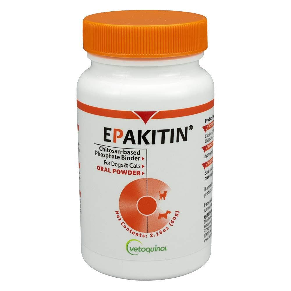 Epakitin de Vetoquinol, poudre 60 g prête à être dosée, utile au quotidien.