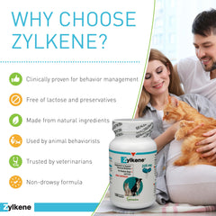 Zylkene – capsules ajoutées à la nourriture pour calmer les chiens.