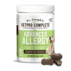 VetPro Complete flacon – soutien peau et démangeaisons chiens.