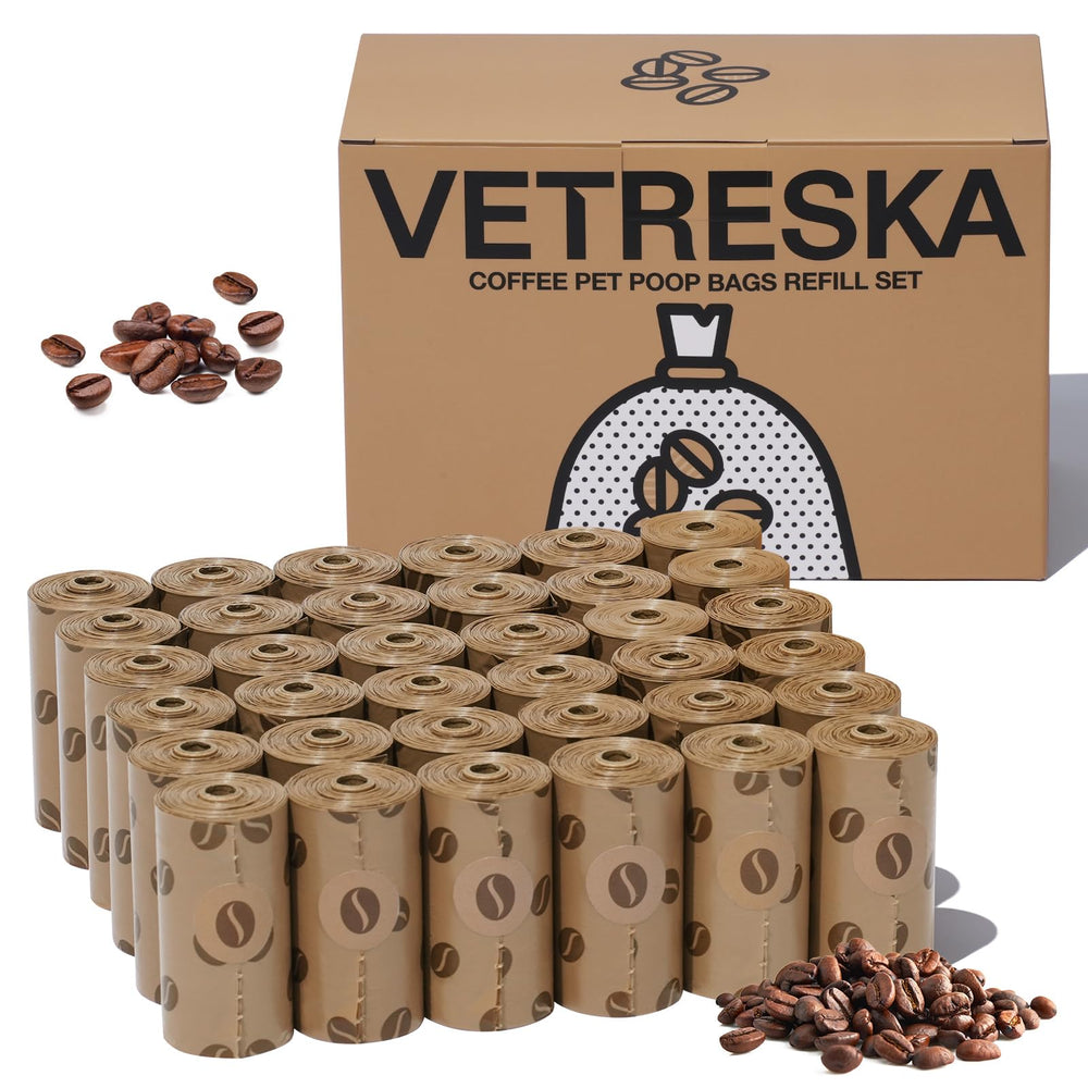 Vetreska sacs-poubelle boîte 36 rouleaux, pratique pour promenades avec chien