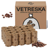 Vetreska sacs-poubelle-chien-arome-cafe: masque l'odeur lors de la promenade.