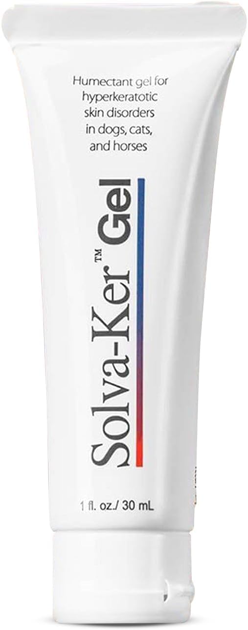 VetriMAX Solva-Ker Gel sur museau sec, hydratation ciblée.