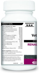VetriScience Kidney Health tablettes-arôme fumé pour chien, facilite l’administration.