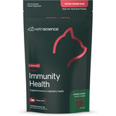 VetriScience Lysine Immunity Health – bouchées pour chat, soutien immunitaire quotidien et goût apprécié.