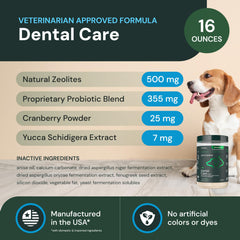 VetriScience Poudre dentaire – gencives saines et bouche propre.