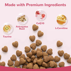 Vetriuntrix Coeur chien forme-coeur: bouchées en cœur pour un rituel quotidien.
