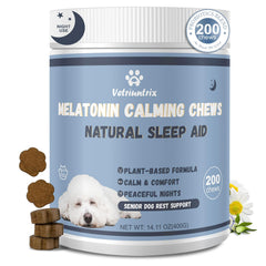 Vetriuntrix Melatonine: chien dormant, soutien sommeil paisible.