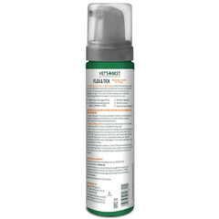 Vet's Best shampoo sec pour chien – application mousse facile et rapide.