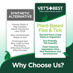 Vet's Best shampoo sec pour chien – sans rinçage pratique pour chiens réticents à l'eau.