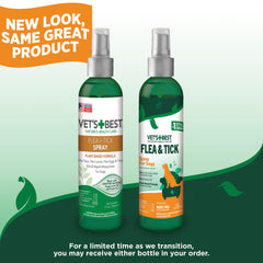 Vet's Best spray sans taches sur le pelage.