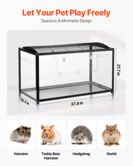 VEVOR cage hamster ventilation haute : air frais durable et confort.