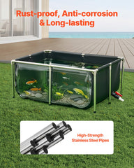 VEVOR panneau de visualisation clair pour admirer les poissons.