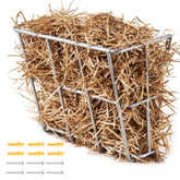 VEVOR Mangeoire murale capacité 18,5 gal pour foins, pratique.